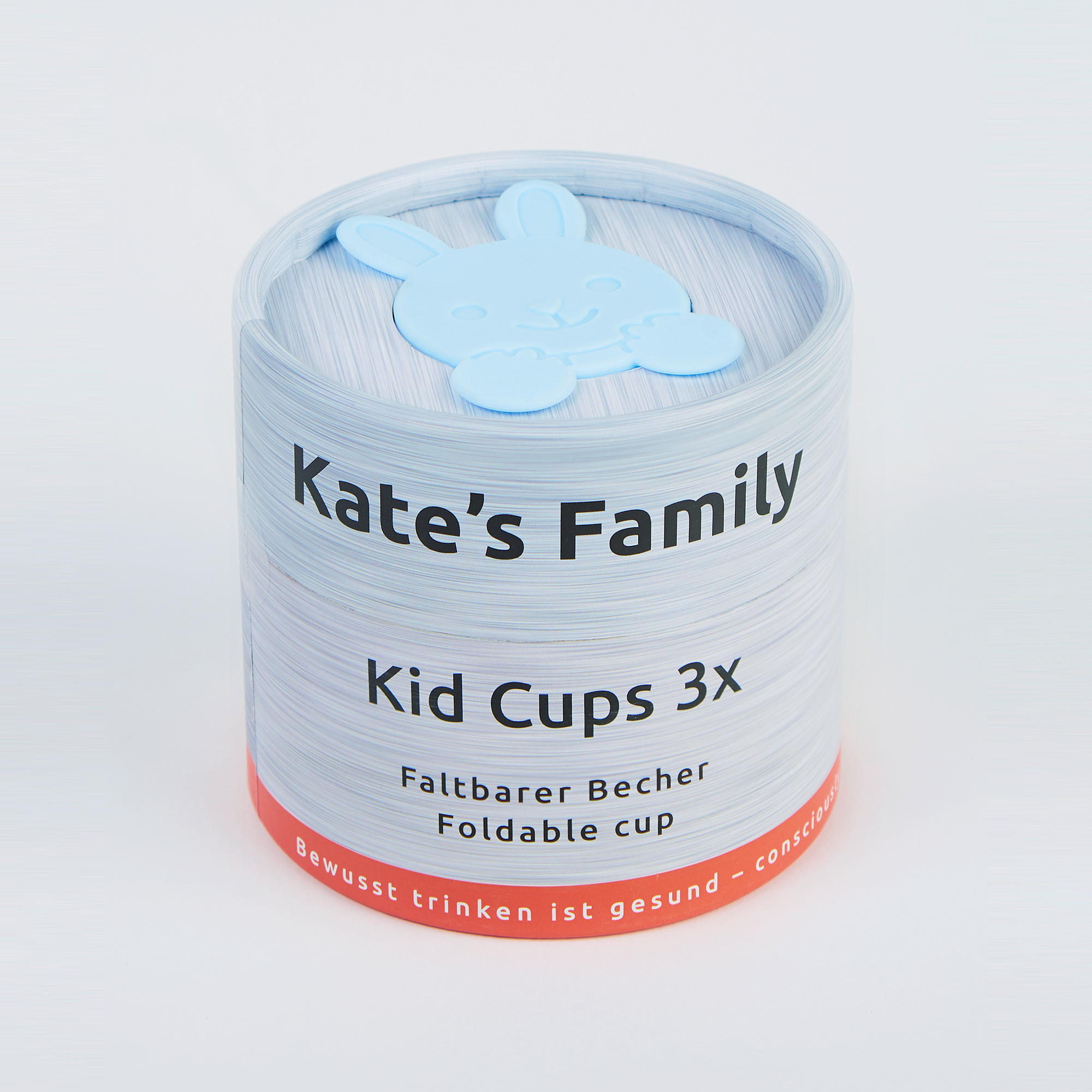 Kid Cups Becher Set, faltbar, 180ml, Motiv Osterhase, spülmaschinenfest – Bild 4